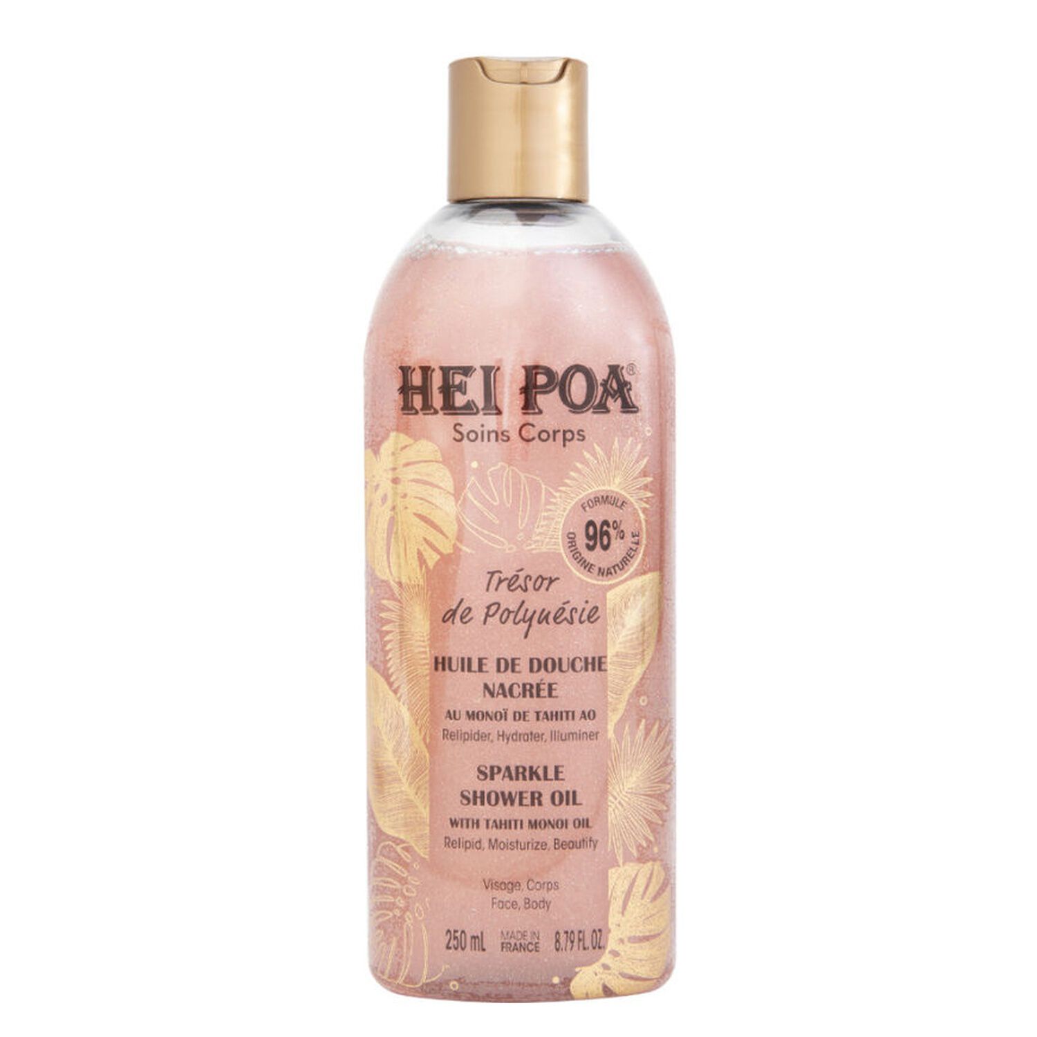 Huile de Douche Nacrée Trésor de Polynésie - Visage & Corps 250 ml