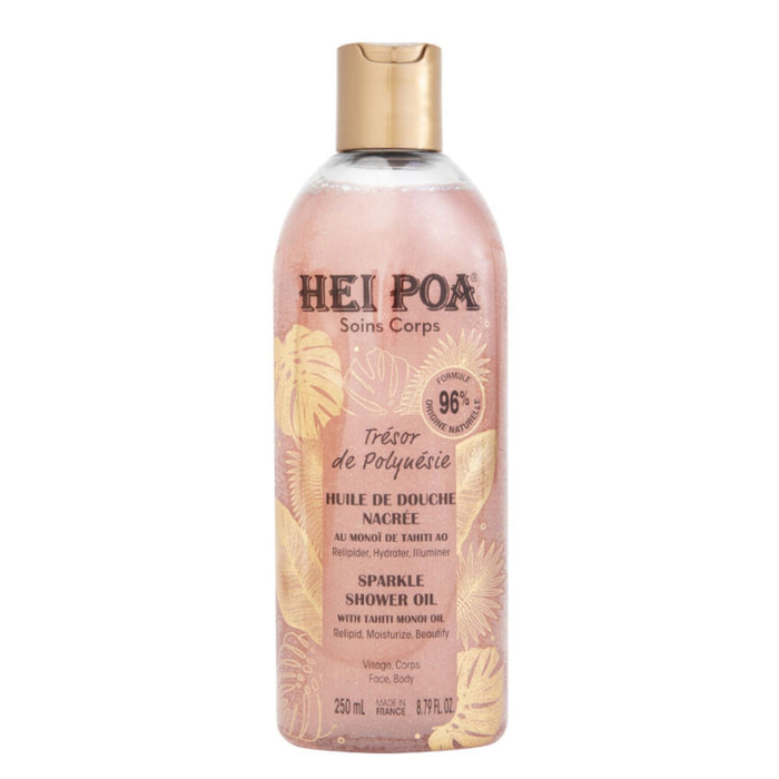 Huile de Douche Nacrée Trésor de Polynésie - Visage & Corps 250 ml