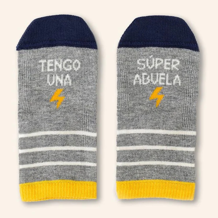 Mini Calcetines "Tengo una súper abuela"