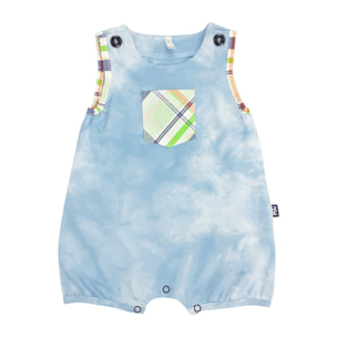 PAGLIACCETTO JERSEY MALTINTO AZZURRO PROFILI SCOZZESI