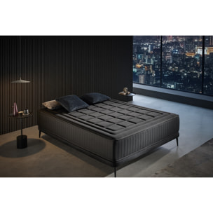 Matelas Mousse à memoire de forme Magnum Black, 27 cm, 2 places - Moonia