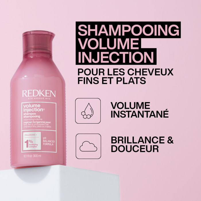 Volume Injection - Shampoing Volumisant pour Cheveux Fins