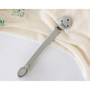 SUJETACHUPETES PINZA SILICONA GRIS