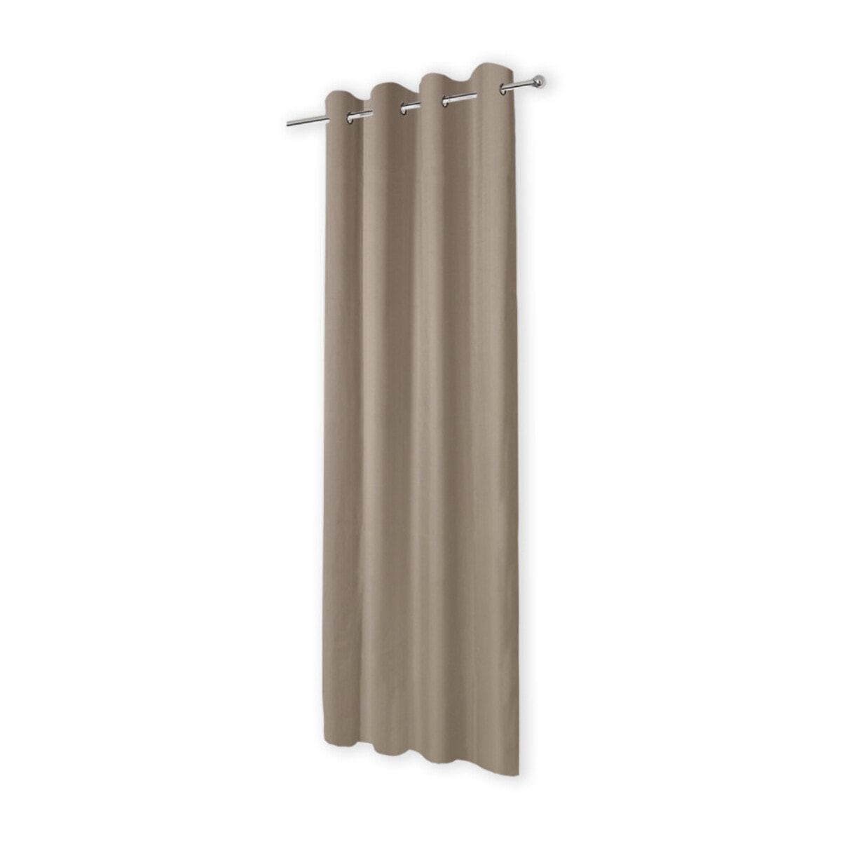 Rideaux thermiques taupe 135x240 cm - lot de 2