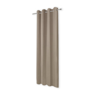 Rideaux thermiques taupe 135x240 cm - lot de 2