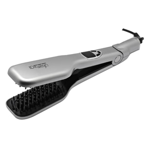 Brosse lissante Professionnelle Double Liss Xtreme - Argenté - 80W