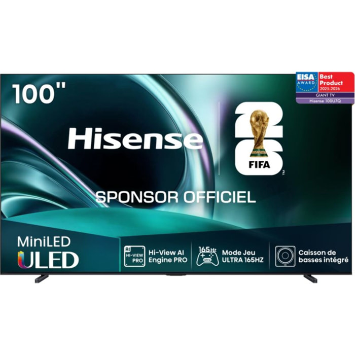 TV Mini LED HISENSE 100U7Q 2025