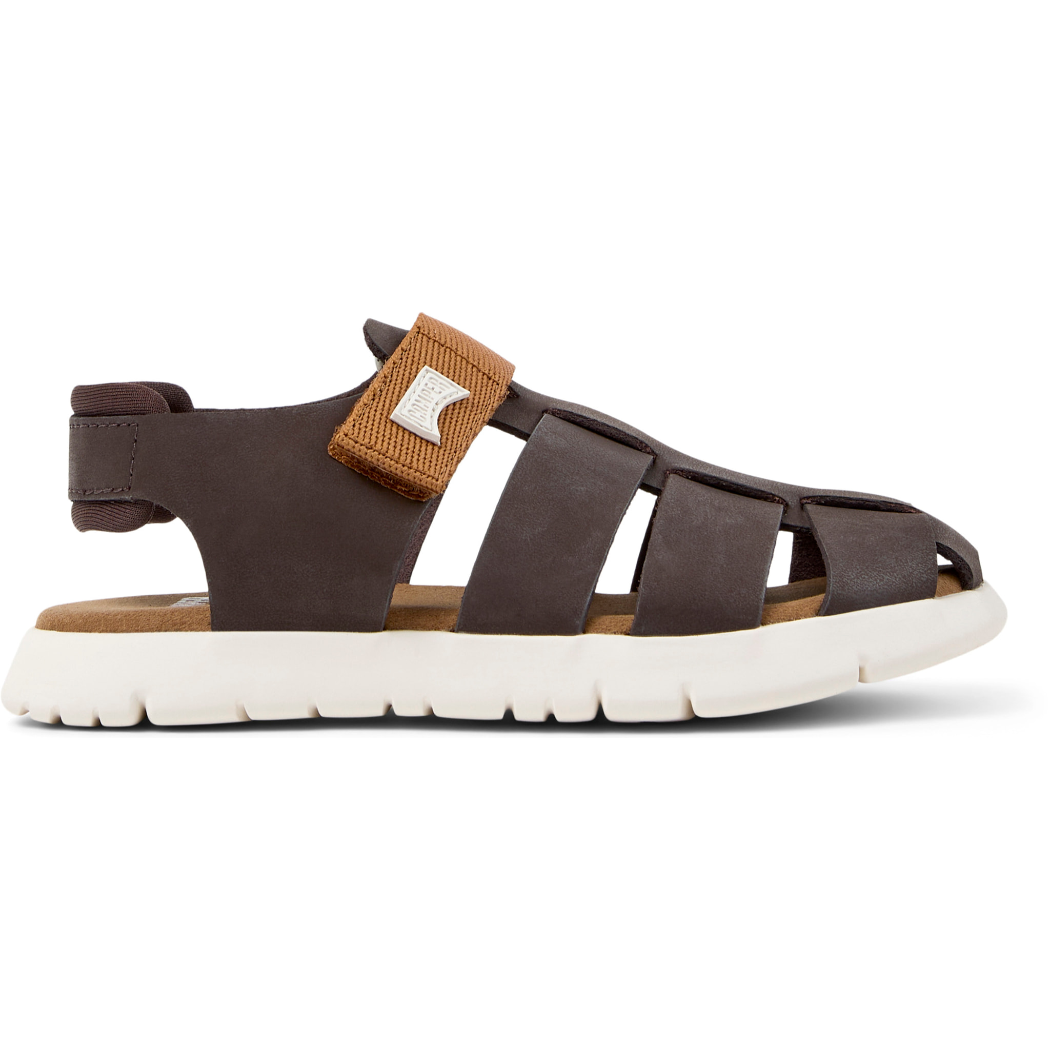 Sandalias - CAMPER Oruga - Marron - Cuero de gamuza