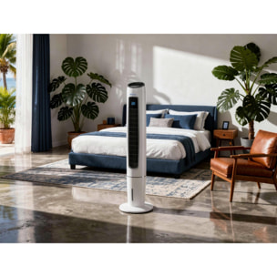 Rafraichisseur d'air par évaporation électronique à débit élevé