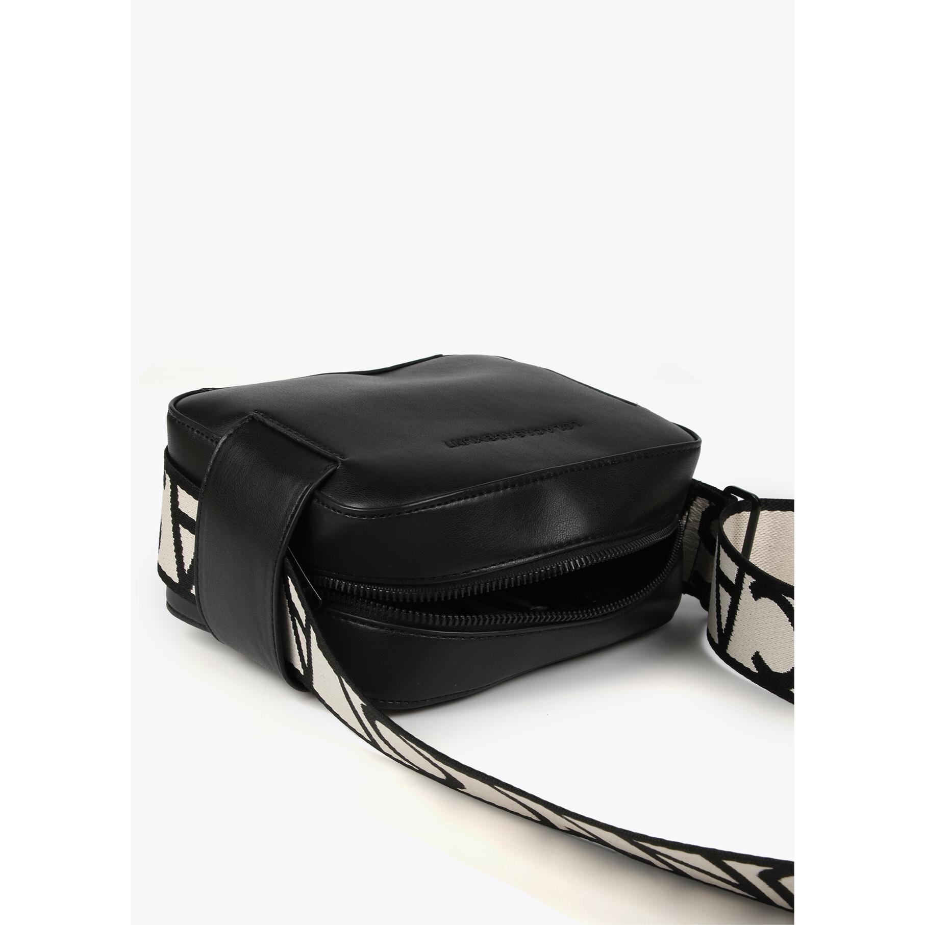 Borsa a tracolla camera bag con manici arricchiti da logo