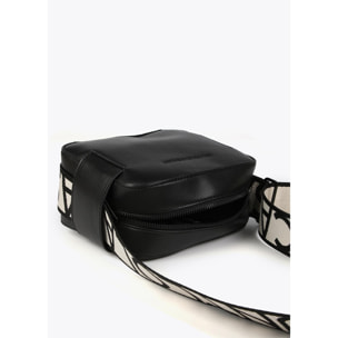 Borsa a tracolla camera bag con manici arricchiti da logo