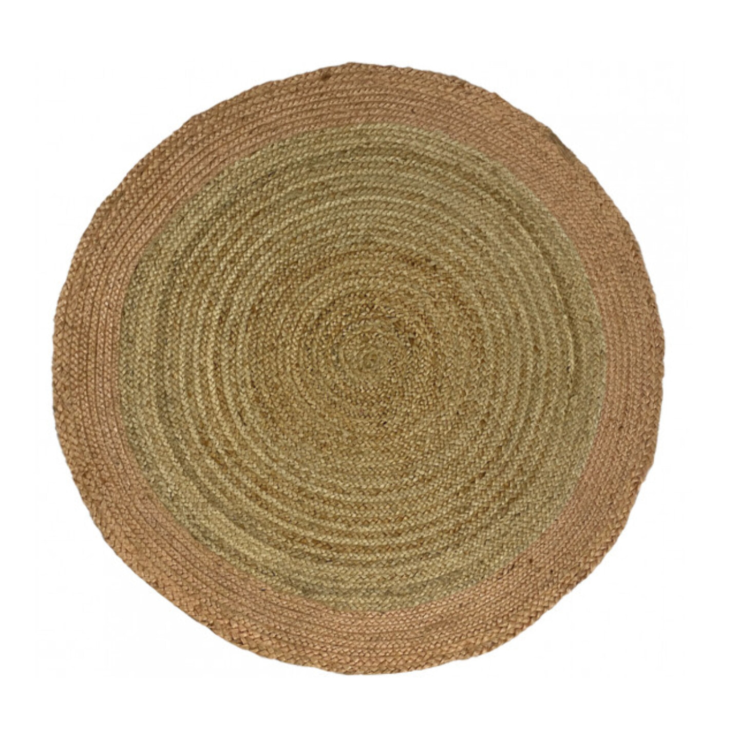 Tapis rond 120cm en jute naturelle - ANTALYA 184