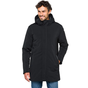 Parka KHANGAR acolchada impermeable negro
