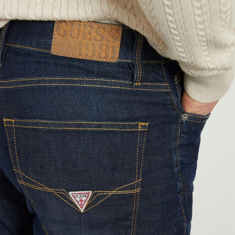 Jeans Angels - coupe slim - coton - bleu denim