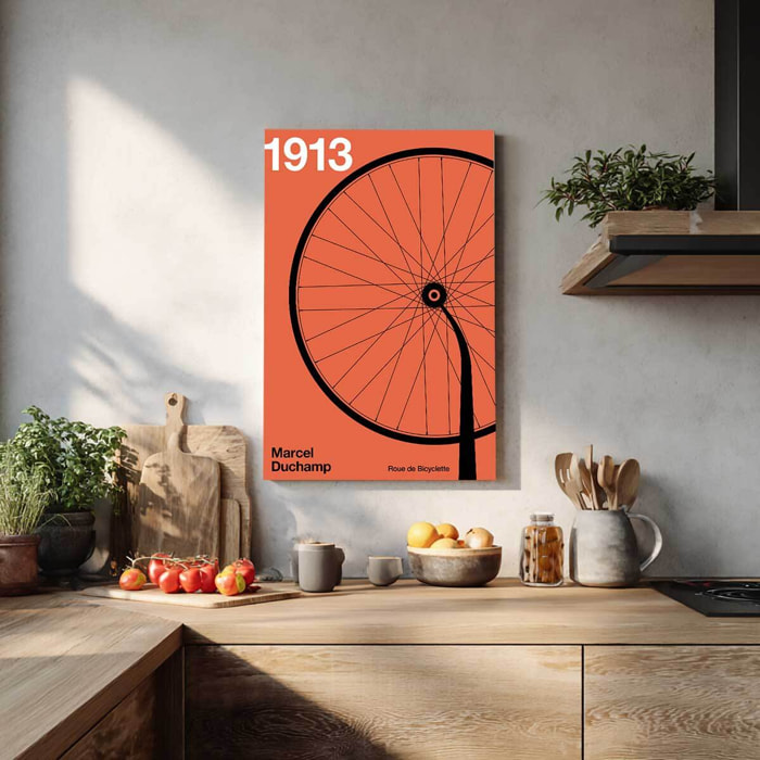 Tableau velo Roue 1913 Tableau alu Dibond