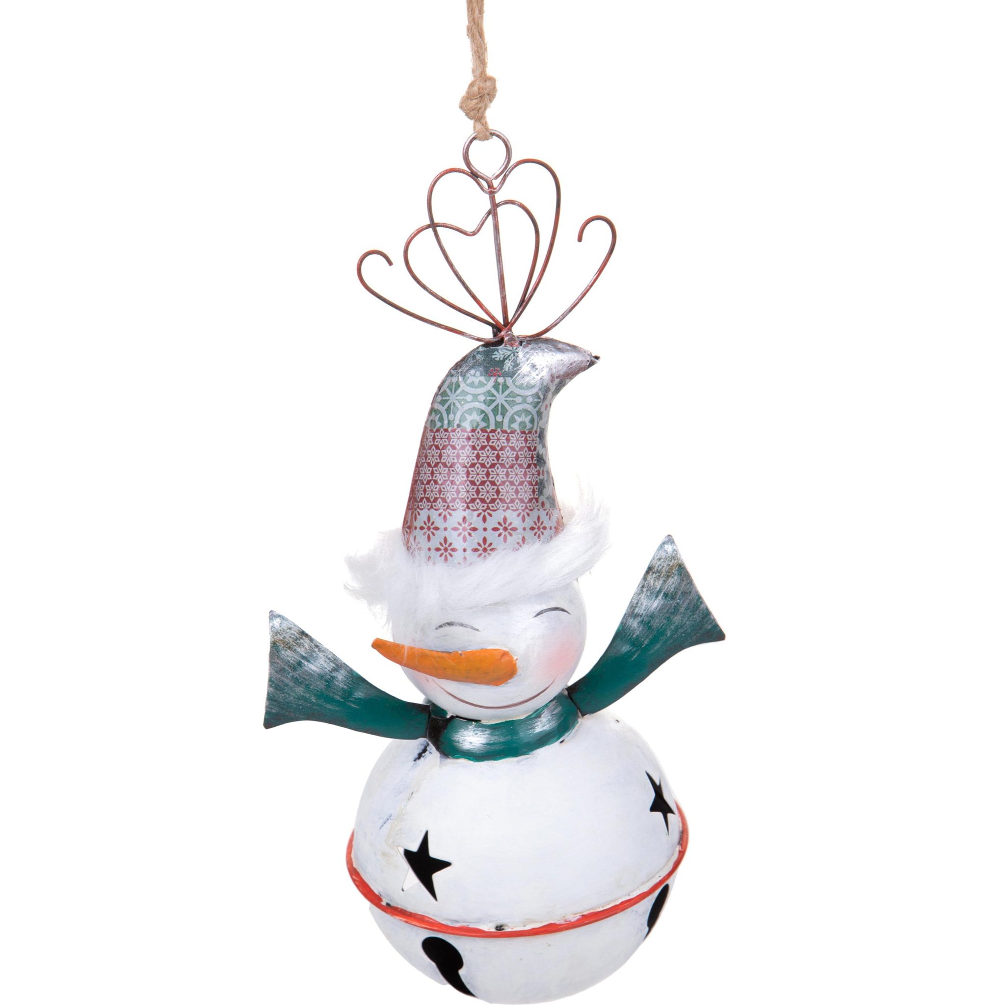 Campana h con pupazzo neve - Pezzi 2 - ORO - Bianchi Dino SpA