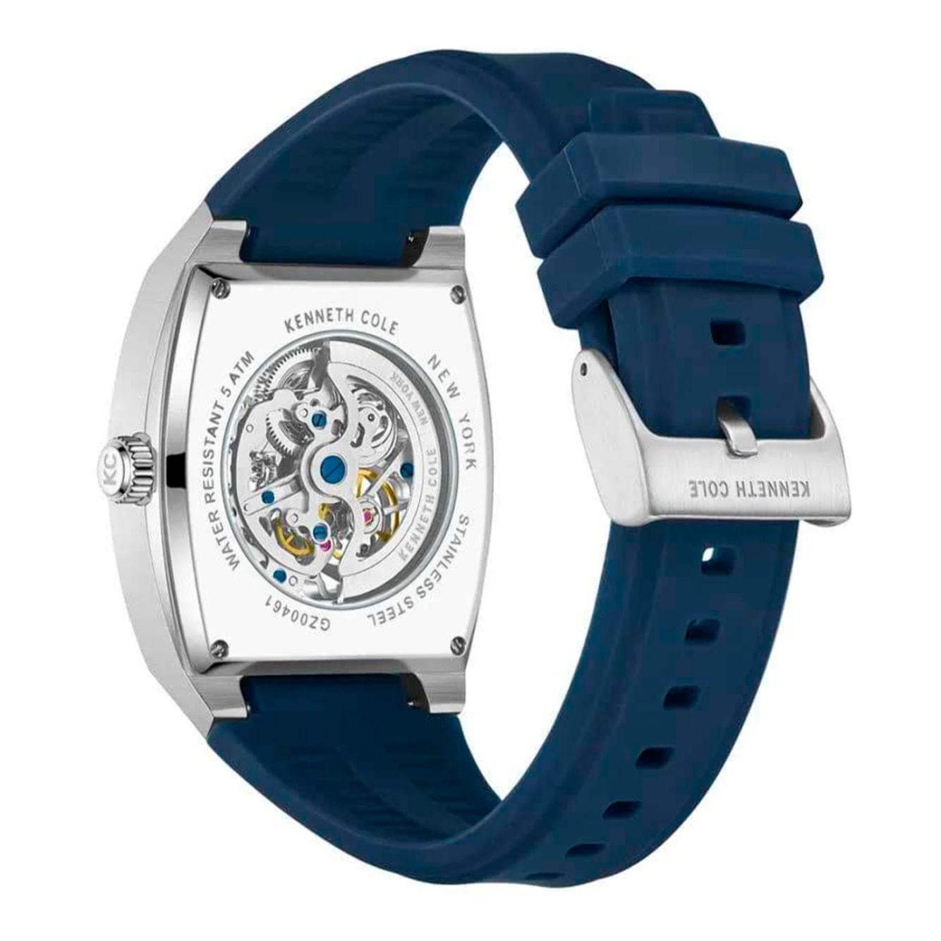 Reloj Kenneth Cole KCWGZ0046101 Hombre Analogico Automatico con Correa de Silicona
