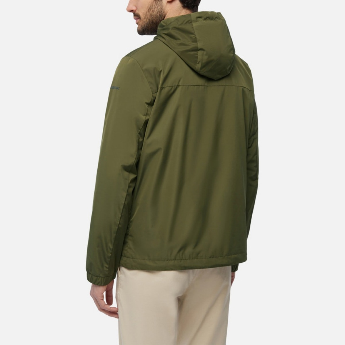 Chubasqueros > Cortavientos Hombre de la marca GEOX  modelo M LEITAN MID PARKA Green