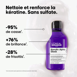 Serie Expert Keratin Alpha Sleek - Shampoing Disciplinant à la Kératine