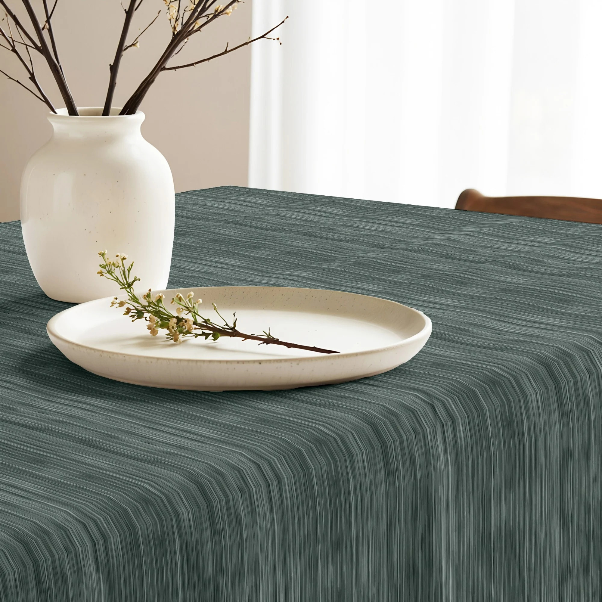 Nappe anti-taches 100 % coton Lesa 125 Ocean