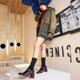 Zapatos 1704 NAPPA SHINNY JUNGLE / VERONA color Jungle