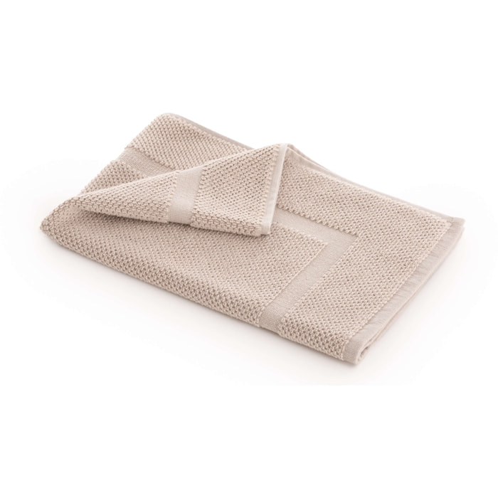 Tapis de bain 100% coton peigné 650 gr White 50x80