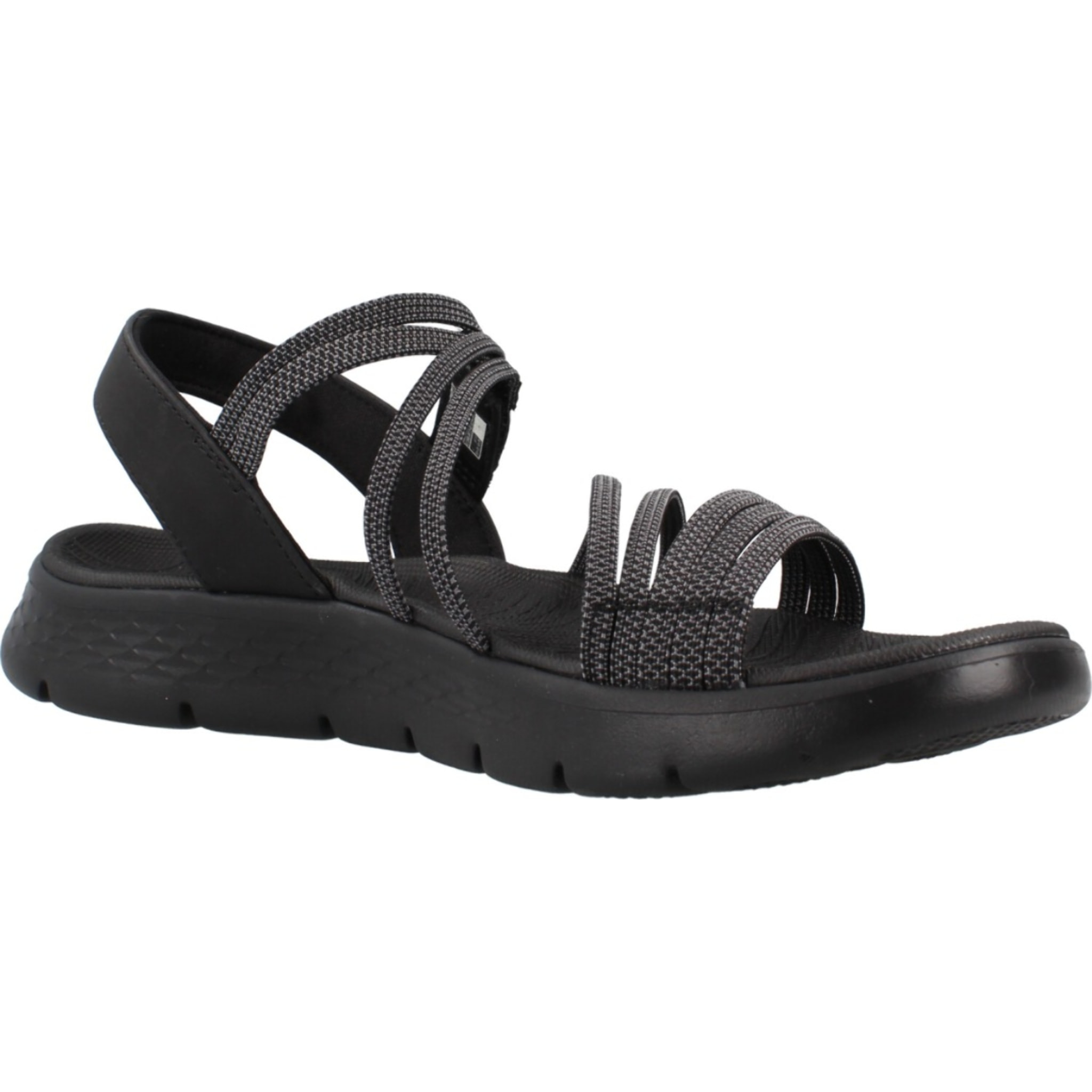 Sandalias Mujer Go Walk Flex Negro