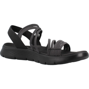 Sandalias Mujer Go Walk Flex Negro