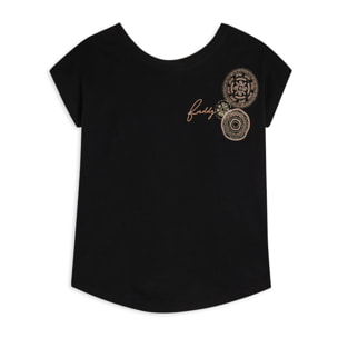 T-shirt comfort in cotone Supima con mandala