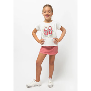 Falda de Niña Mini Rosa