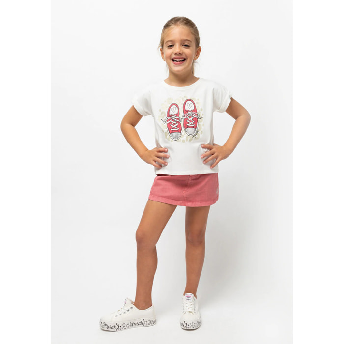 Falda de Niña Mini Rosa