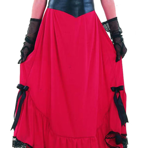 Lady Scarlett Costume Carnevale Travestimento Donna