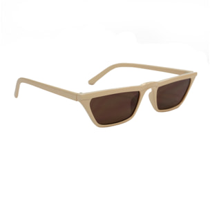 Gafas de sol OCEAN DURBAN - Beige brillante / Transparente marrón