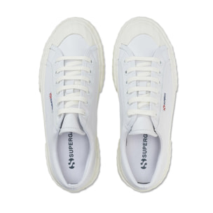Superga - Sneakers Donna Bianco - 2631 Stripe Platform Vegan Material