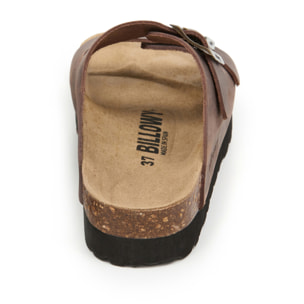 SANDALO CON ZEPPA BILLOWY MARRONE