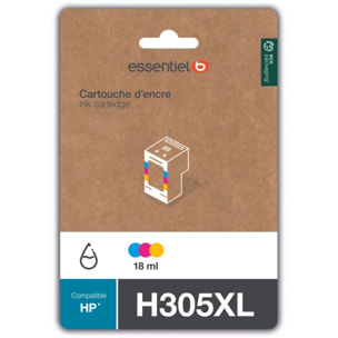 Cartouche d'encre ESSENTIELB H305 XL 3 couleurs