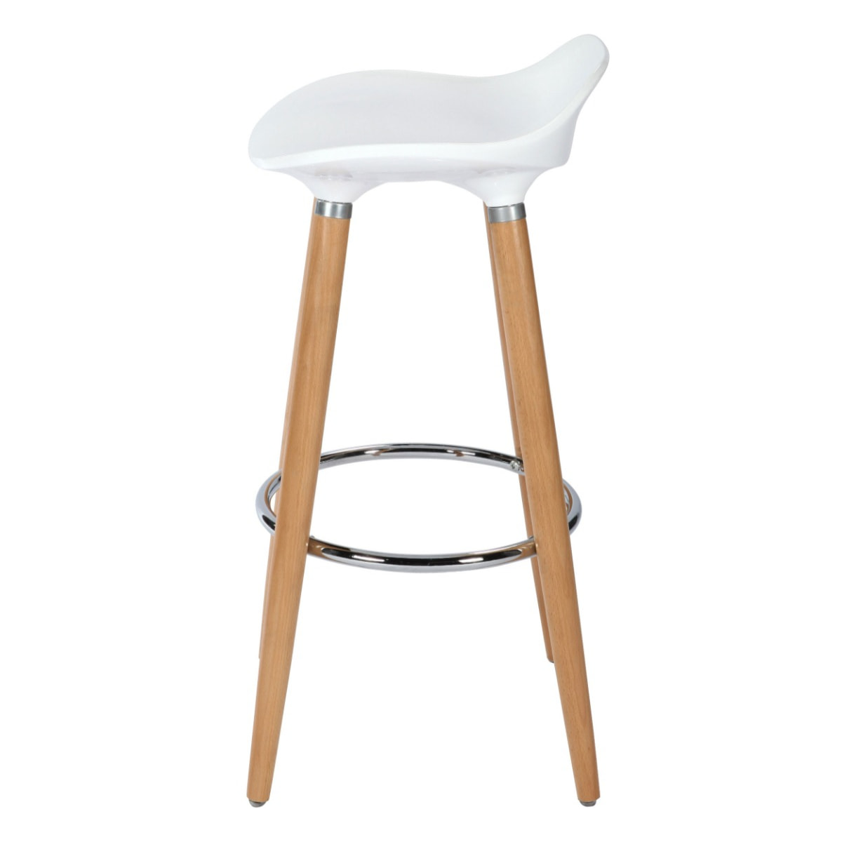 Tabouret de bar Italien blanc 73 cm (lot de 2)