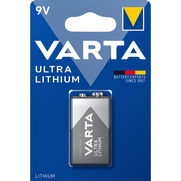 Varta - PILES ULTRA LITHIUM 9V blister de 1