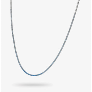 Collana Tennis con Cubic Zirconia Rosa 1.5mm