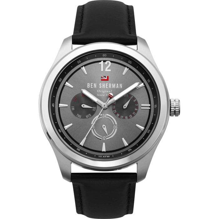 Reloj Ben Sherman WBS112B Hombre Analogico Cuarzo con Correa de Cuero