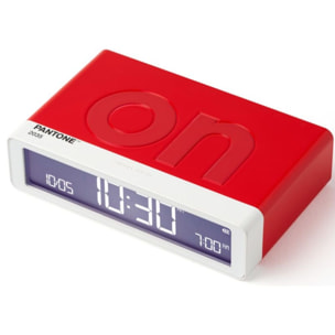 Réveil LEXON x Pantone Flip Classic Rouge