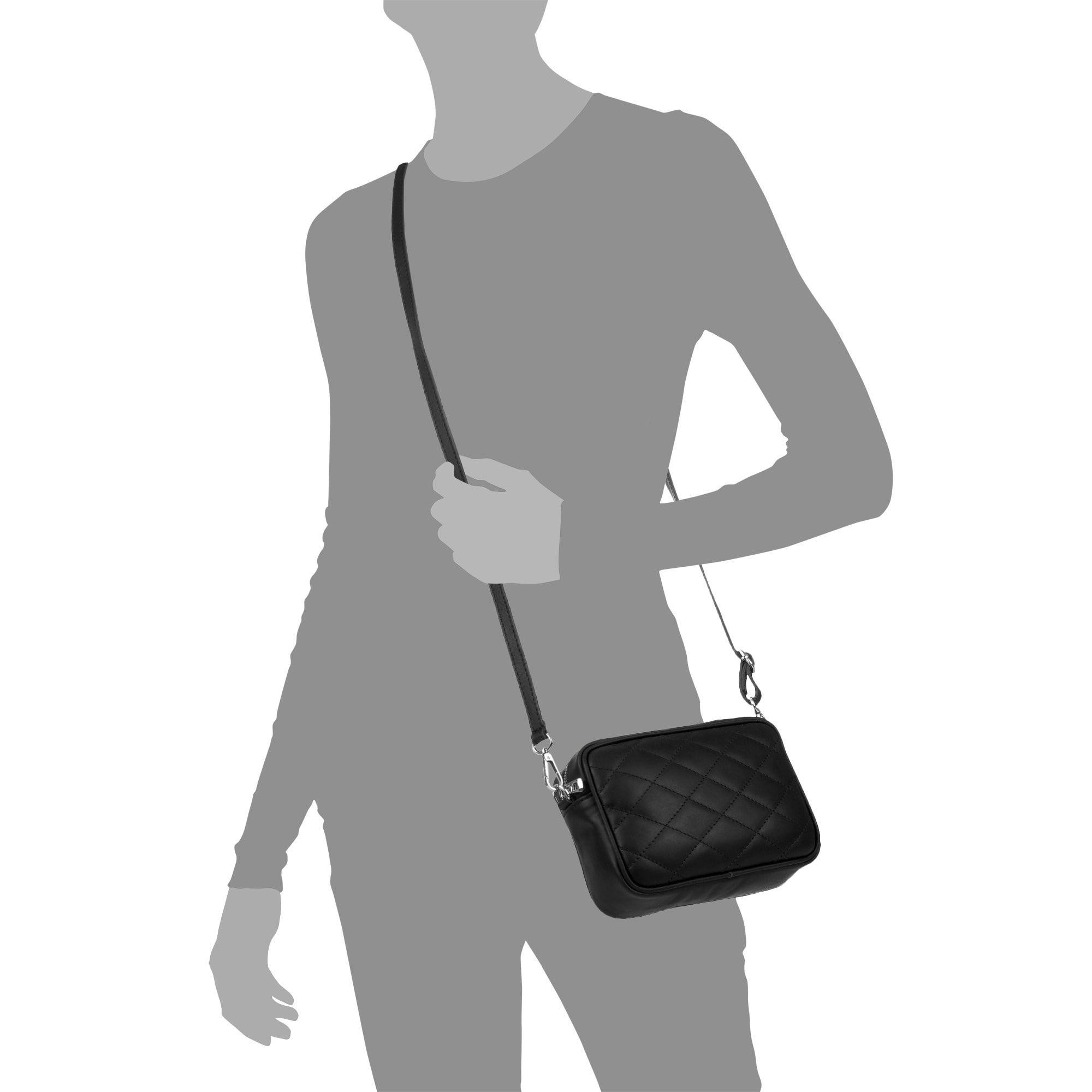 Serafina Marsupio alla moda Unisex. Pelle autentica Sauvage Imbottito