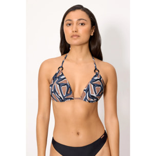 Top bikini a triangolo push-up