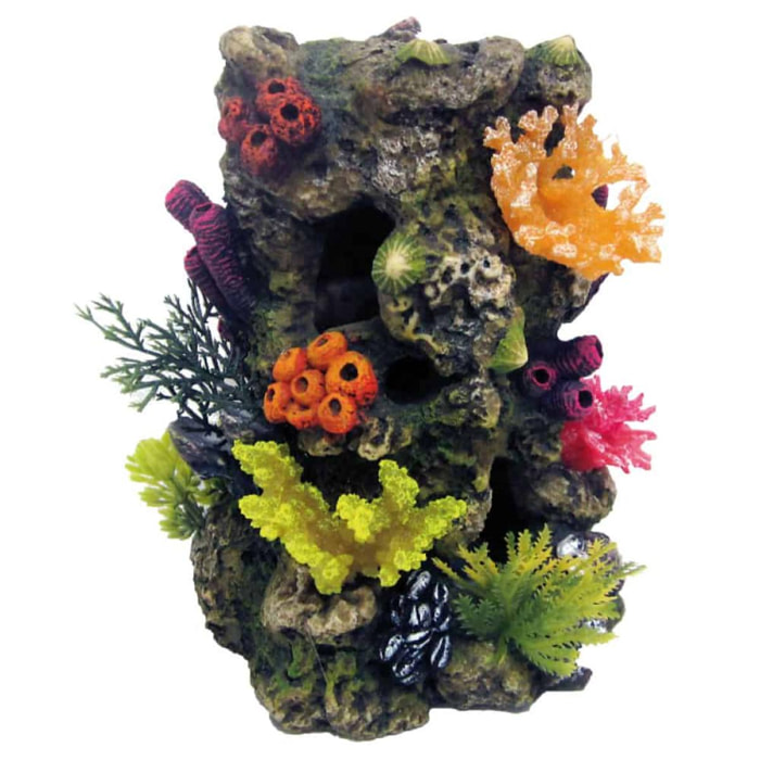 Roccia con coralli decorazione acquario M - Amtra