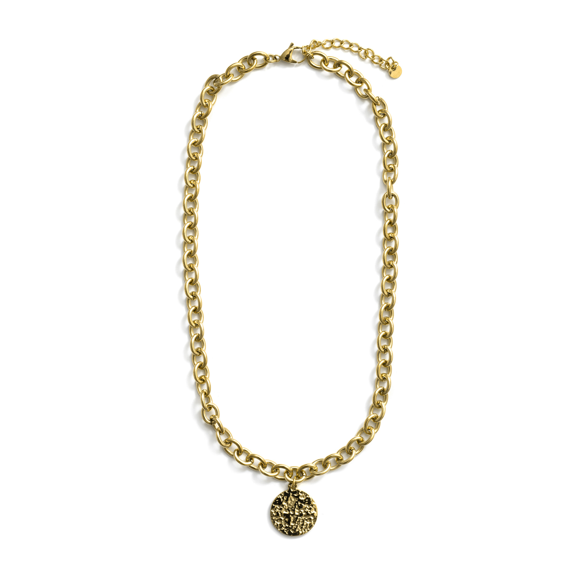 Collar Lorha acabado oro amarillo 18k