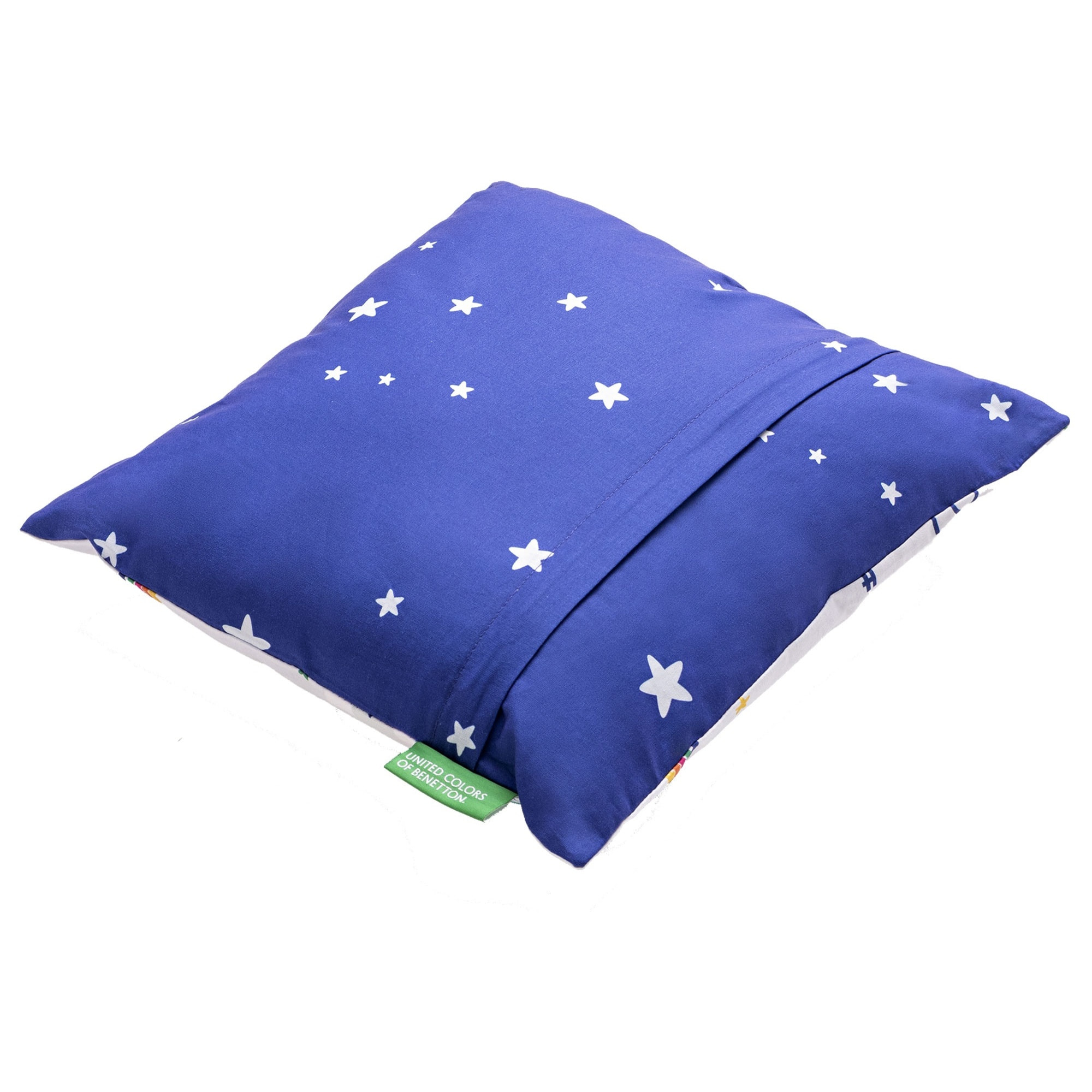 Cojin de decoración blanco United colors of Benetton