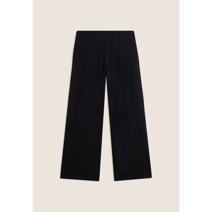 Pantaloni cropped comfort fit con gamba dritta