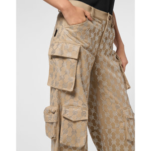 PHILIPP PLEIN Long Trousers Cargo fit MONOGRAM