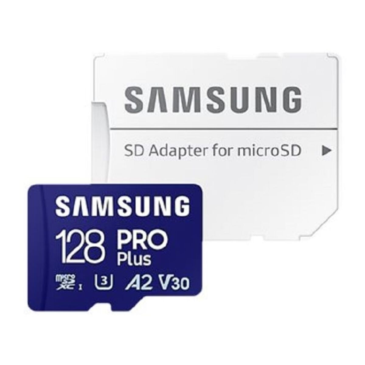 Carte Micro SD SAMSUNG 128 Go Pro Plus avec adaptateur SD