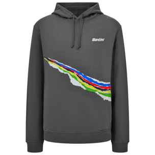 Uci Gravel Wc 2025 - Felpa - Grigio - Unisex